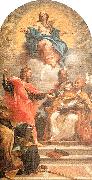 Maratta, Carlo The Assumption and the Doctors of the Church oil on canvas